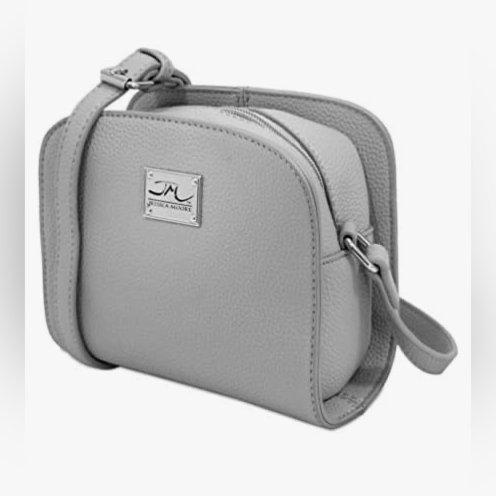 Jessica Moore Exquisite Collection Crossbody Bag Grey color